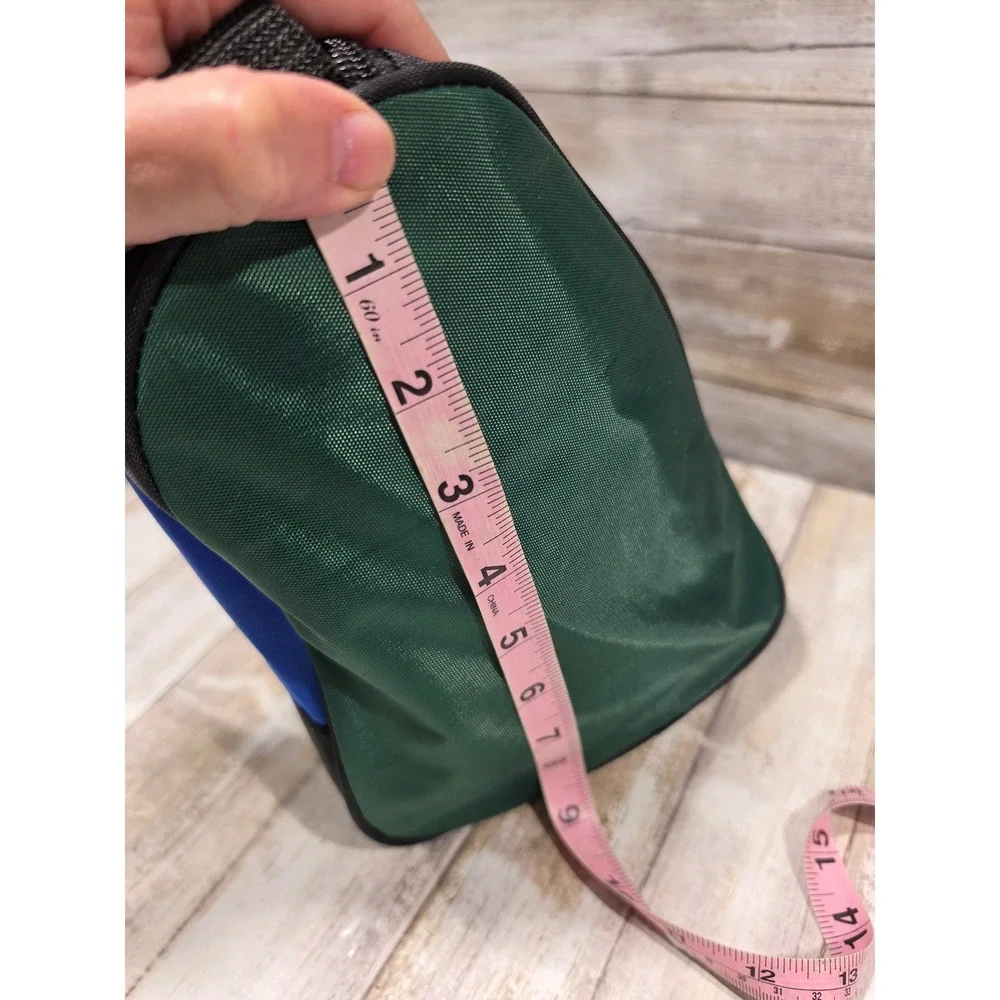 Pacific‎ Connections Vintage Colorblock Duffel Bag Black Green Blue Small Travel